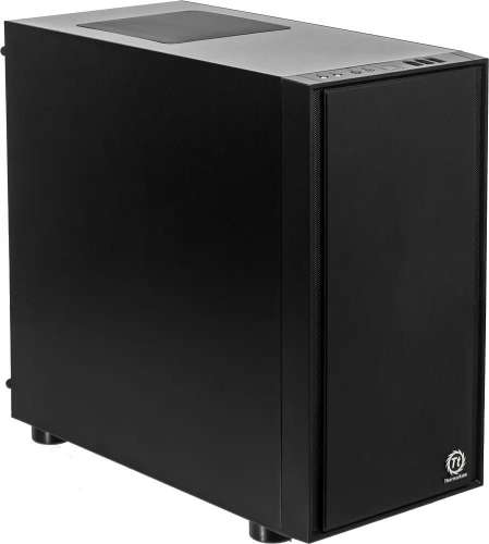 Корпус mATX Thermaltake Versa H17, Micro-Tower, без БП,  черный [ca-1j1-00s1nn-00]